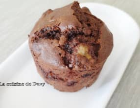 Muffin chocolat-noix de pécan