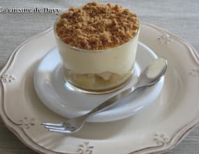 Tiramisu aux pommes façon crumble