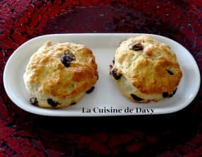 Scones aux raisins