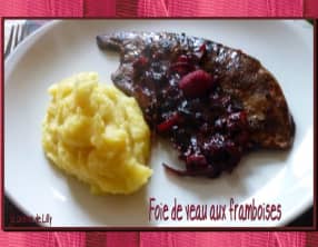 Foie de veau aux framboises