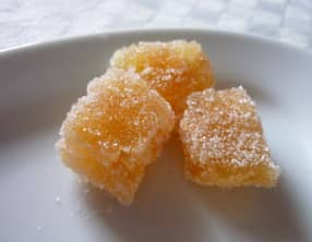 Pâtes de fruits pomme coing