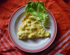 Tarte chou-fleur et curry