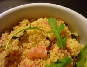 Taboulé roquette et pamplemousse