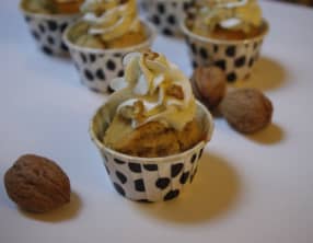 Cupcakes bleu et noix