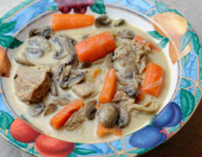 Blanquette de veau aux champignons