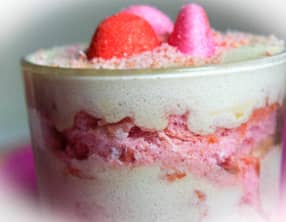 Tiramisu aux biscuits de Reims et au sirop de fraises bonbon