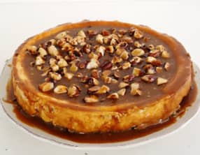 Cheesecake caramel et noix d'Amazonie