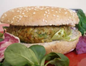 Burger végétarien à la mexicaine