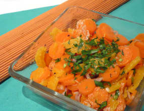 Salade de carottes à l'orange