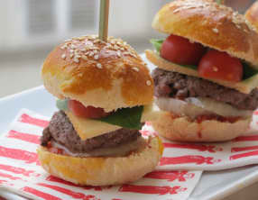 mini hamburgers pour l'apéritif