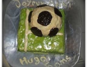 Gâteau anniversaire foot