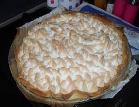 tarte au citron meringuée