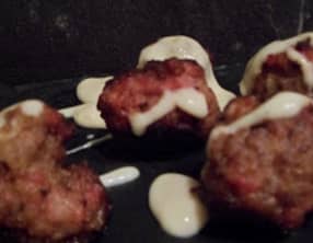 Boulettes "Ikea" scandinaves, sauce à la crème