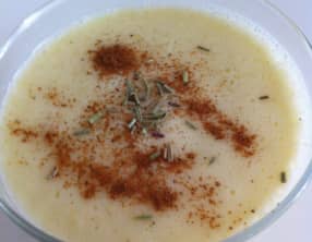 Smoothie poire mangue cannelle et pomme mangue amandes