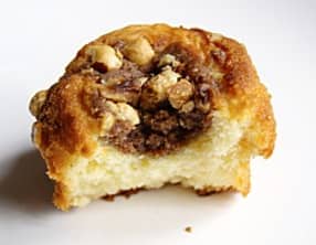 Muffins confiture de lait et noisettes