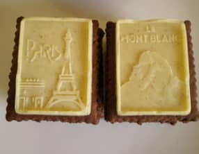 Petits écoliers cacao chocolat blanc