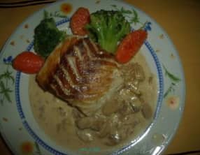 Cabillaud sauce au lait concentré non sucré