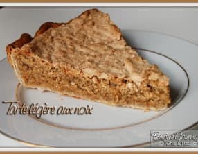Tarte légère aux noix