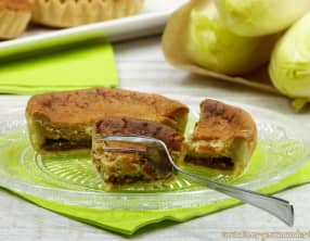 Tartelettes sucrées au confit d'endives et orange, crème au mascarpone