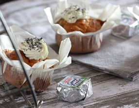 Cupcakes poireau, courgette et carré frais