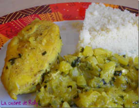 Poulet au citron confit