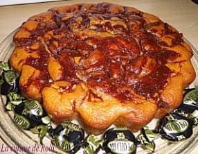 Gâteau au yaourt marbré au Michoko