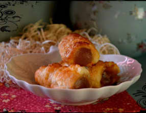 Petits rouleaux à la crème de marrons
