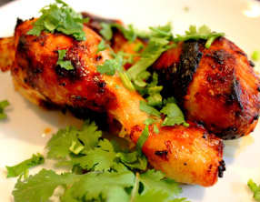 Poulet grillé à la citronnelle et citron vert