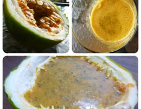 Panna cotta au maracuya