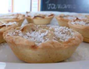 tartelettes banane-coco