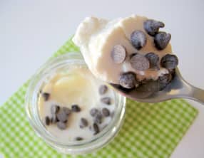 yaourt maison à la vanille et au chocolat