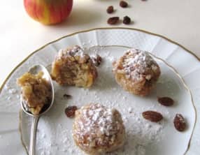 Beignets de pommes et amandes