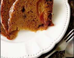 Gâteau aux pommes, airelles et canneberges