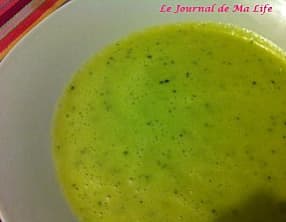 Velouté de courgettes au Kiri