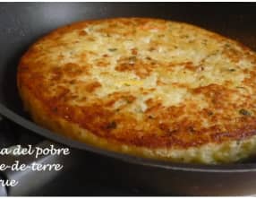 Tortilla de patata y bacalao