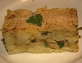 Parmentier au cabillaud