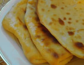Naans au fromage