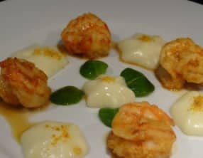 Gambas Sauvages Poêlées au gingembre et parfum d’agrumes