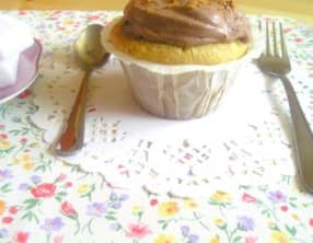 Cupcakes à la châtaigne et sa chantilly chocolat spéculoos