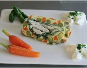 Terrine de turbot aux légumes printaniers