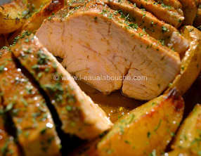 Poitrine de Dinde Rôtie Country Patatoes Jus à la Bière