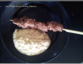 Brochette d'agneau à la libanaise