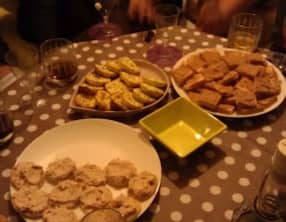 Mini flans courgette et parmesan