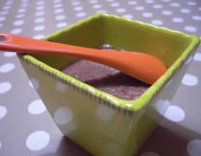 Crème cacaotée et biscuitée