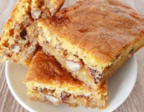 Moelleux Caramel au beurre salé et noix de pécan