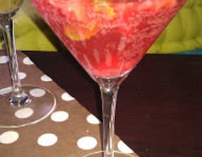 Punch sans alcool aux fruits rouges