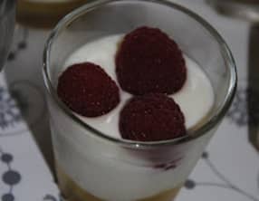 Verrines citron framboise