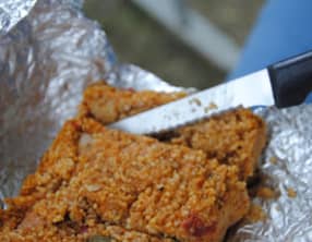 Terrine de semoule et ratatouille