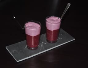 Duo de betterave en verrine "girly"