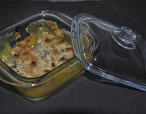 Crumble banane crème de citron